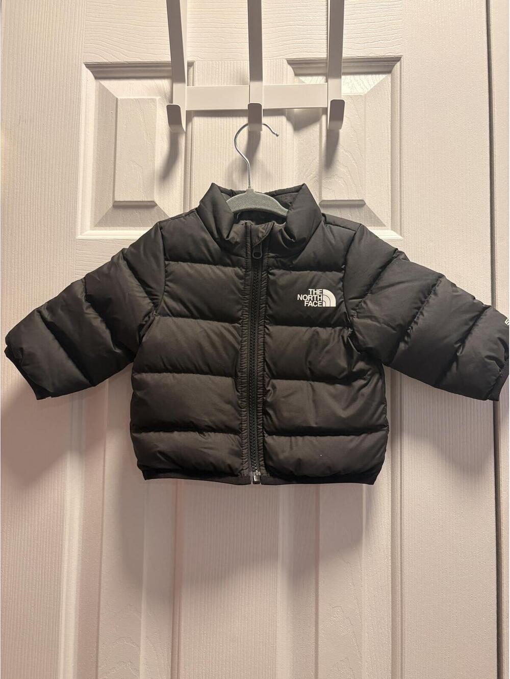 The North Face Baby Reversible Andes Down Puffer Jacket Black Toddler Boy